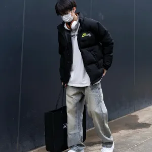 AAA High Quality Nike Cotton-Padded Coat Green Cotton Down Winter