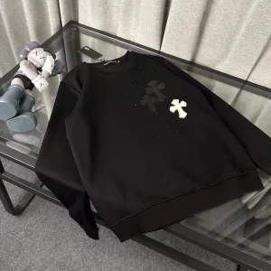 Designer Luxury Chrome Hearts Hoodies Ash Fleece