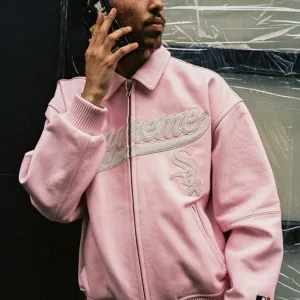 Designer Supreme Outerwear Pink