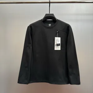 Reps Lululemon Long Sleeves Red 棉 Cotton Zippered Pocket