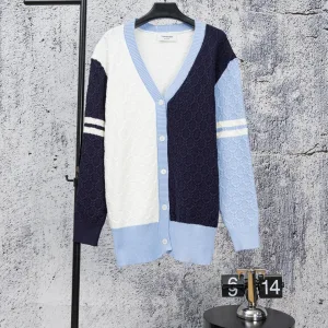 Super Clone Luxury Thom Browne T-Shirts Red Minimalist Luxury Color Blocking