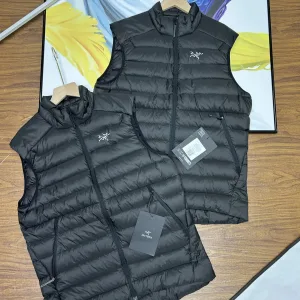 Luxury Archaeopteryx Vest Red Goose Down