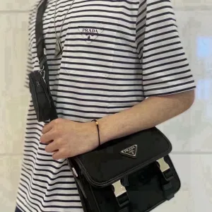Reps Prada Wallet Red Nylon Fabric