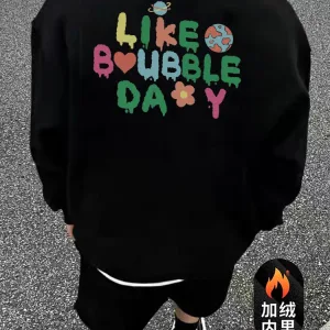 Super Clone AAA Nike Sweatshirt Black Cotton Fleece Ribbed Fabric