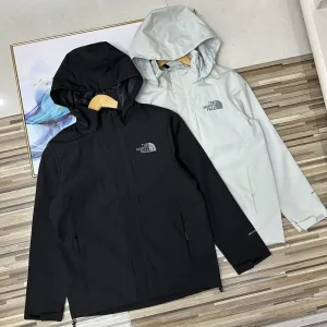 AAA The North Face Outerwear Red Windstopper Daily Commute Spring Summer Autumn And Embroidery Color Blocking Multiple Splicing Windproof Cuffs