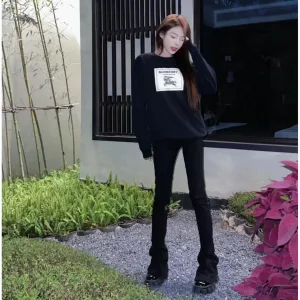 High Quality Burberry Hoodies Black Fleece