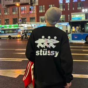Luxury Stussy Long-Sleeved Black