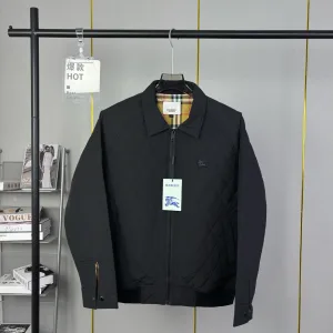 Super Clone Burberry Outerwear Red Cotton Simple And Elegant Winter Metal Logo