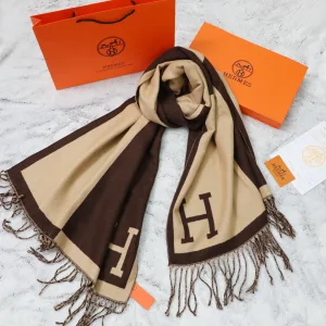 High Quality Hermes Overcoat Red Cashmere Down Jacquard Understated Luxury Autumn Winter And