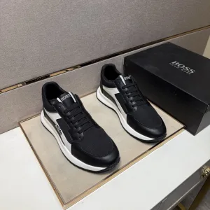High Quality Boss Casual Shoes Color Genuine Leather