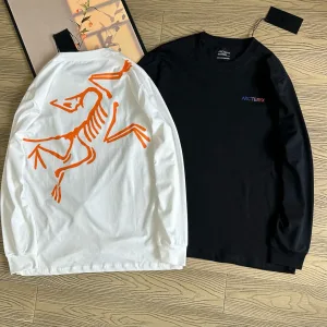 Super Clone Archaeopteryx T-Shirt Ash Cotton Combed Street Style Double Needle Stitching Patch