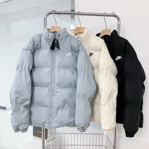 High Quality Luxury Nike Cotton-Padded Coat Red Cotton Down