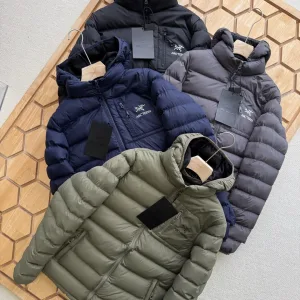 Reps Designer Archaeopteryx Outerwear Red Cotton Down Winter