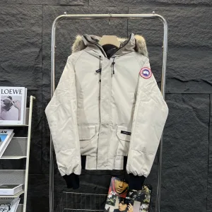 Reps AAA Canada Goose Jacket Red Cotton Pure Duck Down Polyester Coated Fabric Embroidery