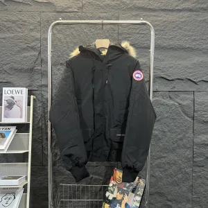 Reps Super Clone Canada Goose Jacket Red Cotton Pure Feather Duck Down Polyester Coated Fabric Embroidery