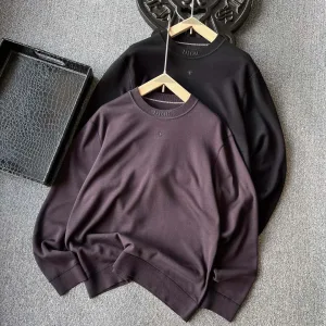 Super Clone Reps Dior Hoodies Purple Fleece Soft Relaxed Fit
