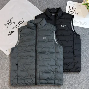 Designer High Quality Archaeopteryx Coat Red Duck Down Autumn Winter 3D Logo