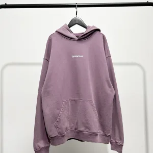 AAA Balenciaga Hoodie Red Cotton