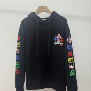 High Quality Luxury Chrome Hearts Hoodie Black