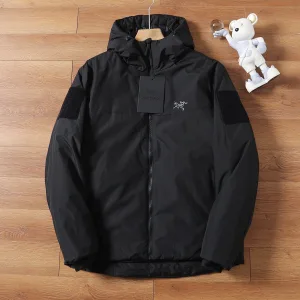 Super Clone Archaeopteryx Down Jacket Green Nylon High-Quality Materials Outdoor Windproof Soft And Gentle Three-Proof Fabric Embroidery Patch