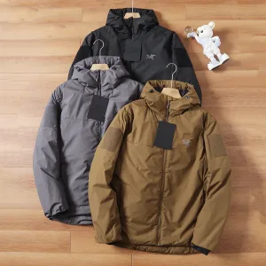 Designer Luxury Archaeopteryx Down Jacket Green Nylon High-Quality Materials Outdoor Windproof Soft And Gentle Three-Proof Fabric Embroidery Patch