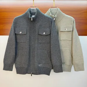 Super Clone Reps Dior Sweater Ash Wool Blend Jacquard Autumn Winter