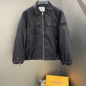 AAA Dior Cotton-Padded Coat Black Cotton