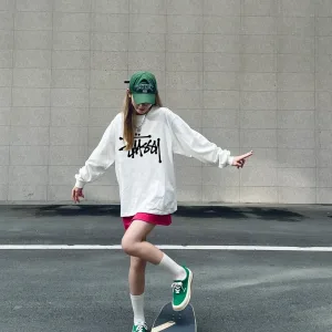 High Quality Stussy Hoodies Ash Cotton Pure Fleece Easy To Match