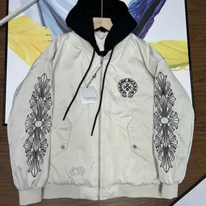 Super Clone Chrome Hearts Outerwear Red Cotton Autumn Winter And