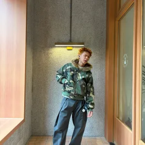 Reps Stussy Coat Color Rabbit Fur Winter Patch