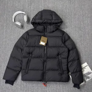 High Quality Reps Burberry Down Jacket Red Playful Style Winter Zippered Pocket