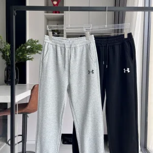 Super Clone Under Armour Sweatpants Black Cotton Pure Fleece Easy To Match