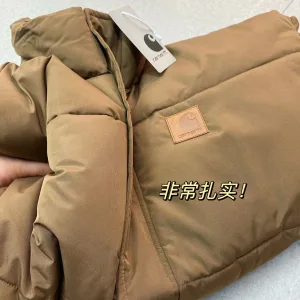 Designer Carhartt Coat Red Cotton
