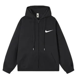 Designer Reps Nike Outerwear Red Cotton Down Fleece Winter