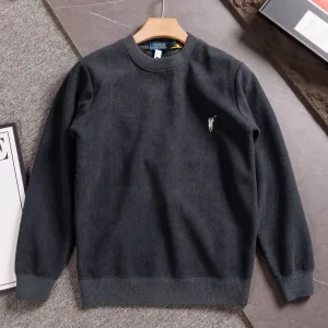 Reps Ralph Lauren Hoodies Red Fleece Autumn Winter And