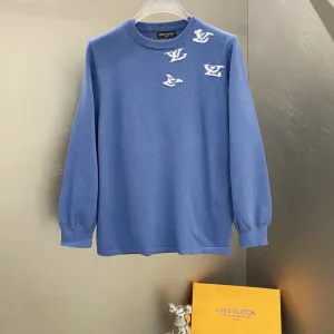 Designer Louis Vuitton Sweater Blue