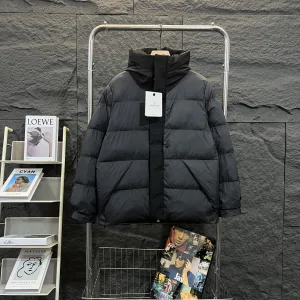 Reps Monk Down Jacket Red Goose Duck Nylon Zippered Pocket