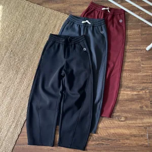 High Quality Reps Lululemon Sweatpants Red Wool Lambswool Winter