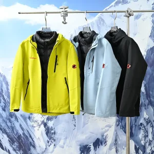 Reps Super Clone Mammut Windbreaker Red Duck Down Winter Side Pockets