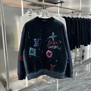 AAA Super Clone Louis Vuitton Sweatshirt Ash Silk