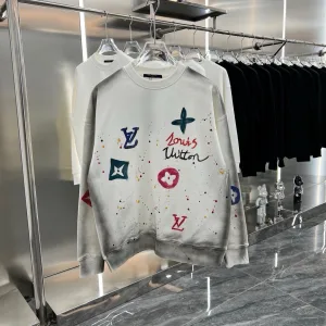 Designer Louis Vuitton Sweatshirt Ash Silk