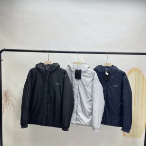 Luxury Reps Archaeopteryx Jacket Red Cotton Down Nylon Fleece Adjustable Drawstring Spring Autumn Winter Late Early Slim Fit