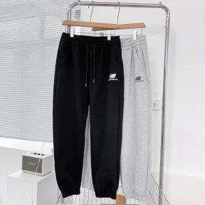 AAA New Balance Sweatpants Black Cotton Pure Fleece Soft And Gentle Winter