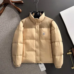 Reps Monk Long-Sleeved Shirts Red Goose Down Duck Nylon Premium Quality Zippered Pocket