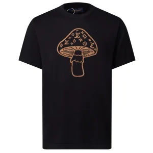 AAA Louis Vuitton Short-Sleeved T-Shirt Black Wool Blend
