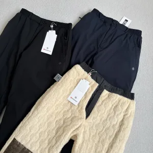 AAA Reps Lululemon Trousers Red Fleece Simple And Versatile Suitable For All Body Types Winter