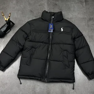 High Quality AAA Ralph Lauren Outerwear Red Eva Down Autumn Winter And Embroidery Hidden Pocket