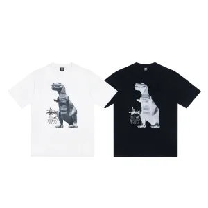High Quality Reps Stussy Short-Sleeved T-Shirt Black Cotton