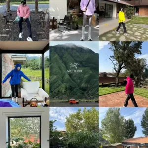 Luxury Arcteryx Outerwear Green Cotton Water-Repellent Fabric Daily Commute Spring Autumn Winter