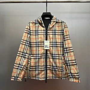 Reps Luxury Burberry Coat Orange Spring Autumn